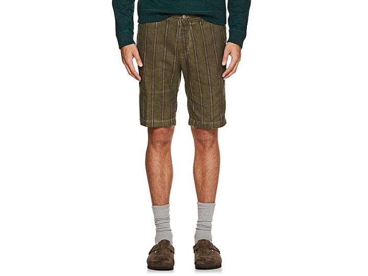 Massimo Alba Men's Striped Linen-cotton Shorts