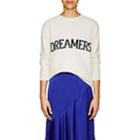 Alberta Ferretti Women's Dreamers Wool-cashmere Sweater-white