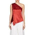 Narciso Rodriguez Women's Silk Satin One-shoulder Blouse-red