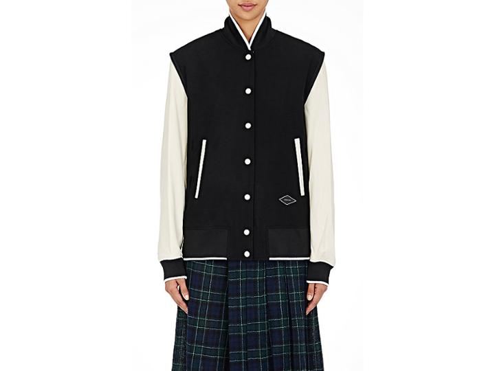 Rag & Bone Women's Leather-sleeve Edith Varsity Jacket