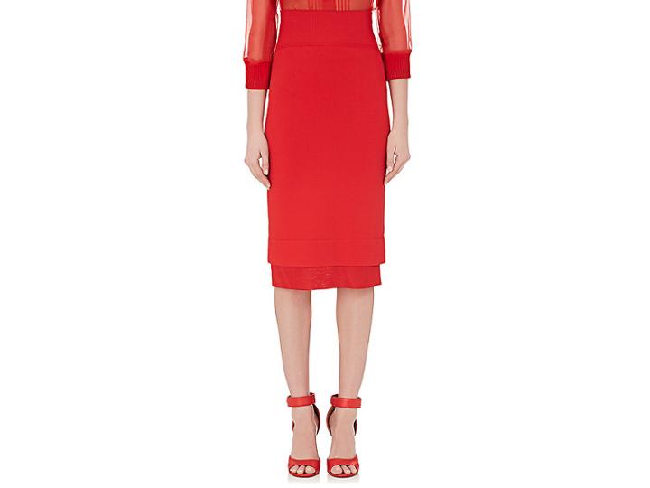 Givenchy Women's Jersey Pencil Skirt