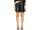 Helmut Lang Women's Leather High-rise Shorts
