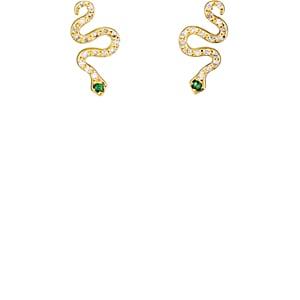 Ileana Makri Women's Little Snake Stud Earrings - Gold