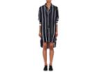 Rag & Bone Women's Arc Striped Silk Tunic Shirtdress