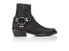 Balenciaga Women's Harness-strap Leather Ankle Boots