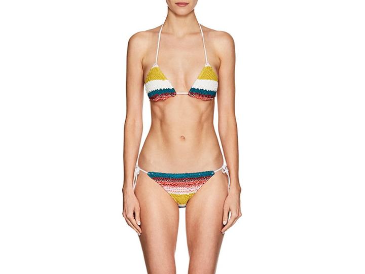 Missoni Mare Women's Striped Triangle Bikini
