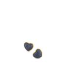Carole Shashona Women's Sapphire Heart Earrings - Blue