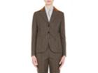 Prada Women's Houndstooth Wool-mohair Two-button Jacket