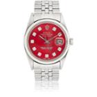 Vintage Watch Women's Rolex 1970 Oyster Perpetual Datejust Watch-red