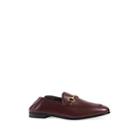 Gucci Women's Brixton Leather Loafers - Wine