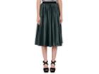 08sircus Women's Pleated Tech-fabric Midi-skirt