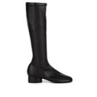 Maison Margiela Women's Tabi Leather Knee-high Boots - Black