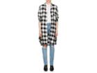 Nsf Women's Pepper Checked Cotton Flannel Oversized Shirt