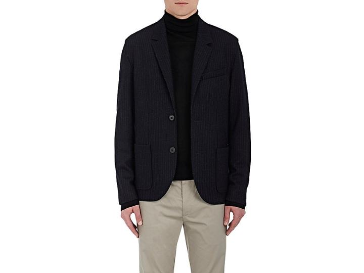 Lanvin Men's Pinstriped Wool-cotton Two-button Sportcoat