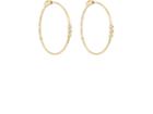 Jennifer Meyer Women's Diamond Three-bezel Hoop Earrings