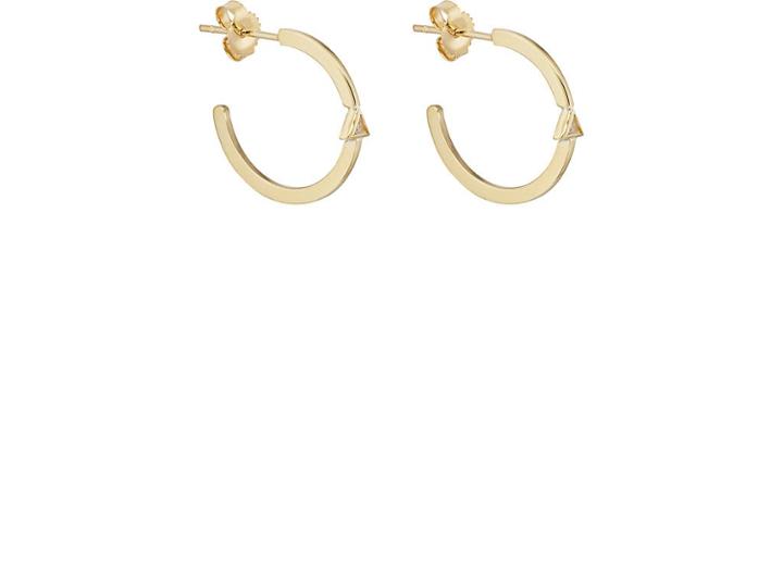 Jennifer Meyer Women's Diamond Mini Trillion Hoop Earrings