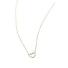Jennifer Meyer Women's Small Open Heart Pendant Necklace - Gold