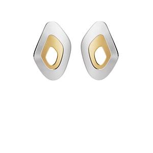 Gaviria Women's Orbit Drop Earrings-silver