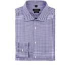 Barneys New York Men's Gingham Cotton Poplin Dress Shirt-purple
