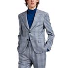 Calvin Klein 205w39nyc Men's Checked Two-button Sportcoat - Gray