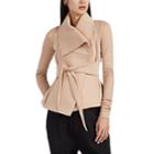 Rick Owens Women's Quilted Jersey Belted Jacket - Blush