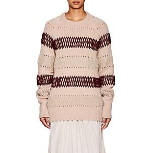 Calvin Klein 205w39nyc Women's Mlange Wool Oversized Sweater-pink