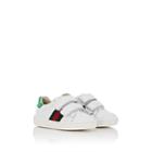 Gucci Kids' New Ace Leather Sneakers - White