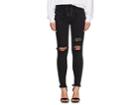 Icons Women's Valhalla Distressed Lace-up Skinny Jeans