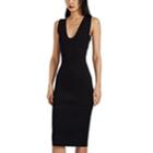 Narciso Rodriguez Women's Compact Knit Fitted Dress - Black
