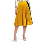 Calvin Klein 205w39nyc Women's Colorblocked Twill Pleated Skirt