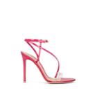 Gianvito Rossi Women's Patent Leather & Pvc Ankle-strap Sandals - Md. Pink