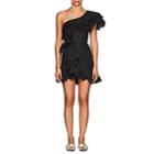 Isabel Marant Women's Jiska Cotton Poplin One-shoulder Dress-black