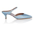 Tabitha Simmons Women's Liberty Glitter Mules-blue