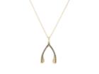 Jennifer Meyer Women's Sapphire Wishbone Pendant Necklace