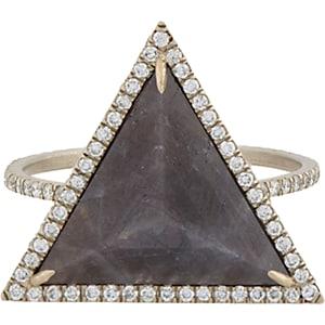 Monique Pan Women's Diamond & Sapphire Ring