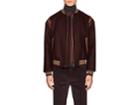 Prada Men's Leather-trimmed Wool Melton Varsity Jacket