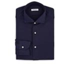 Boglioli Men's Cotton Jersey Dress Shirt - Navy