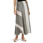 Zero + Maria Cornejo Women's Cadeo Striped Cotton-blend Skirt - Gray