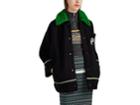 Prada Women's Shearling-trimmed Wool Cardigan