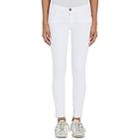 Current/elliott Women's The Stiletto Skinny Jeans-white