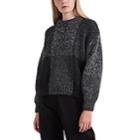 The Row Women's Didiana Colorblocked Cashmere-silk Sweater - Dark Gray