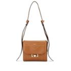 Givenchy Women's Eden Small Leather Shoulder Bag - Pony Brown