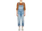 Nsf Women's Dolly Distressed Denim Overalls