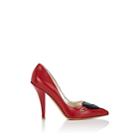 Valentino Garavani Women's Embellished Leather Pumps-red