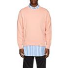 Acne Studios Men's Fairview Emoji Cotton Sweatshirt-pink