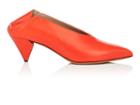 Alumnae Women's Notched-heel Leather Pumps