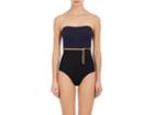 Eres Women's Sterling Belted One-piece Strapless Swimsuit