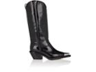 Helmut Lang Women's Spazzolato Leather Cowboy Boots