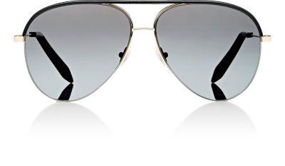 Victoria Beckham Women's Classic Victoria Leather Sunglasses