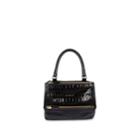Givenchy Women's Pandora Small Stamped Leather Messenger Bag - Black